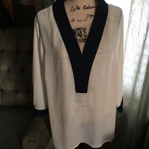 Beautiful V-neck dress shirt